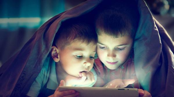 Two Boys Reading Night Time Bedtime eBook Online